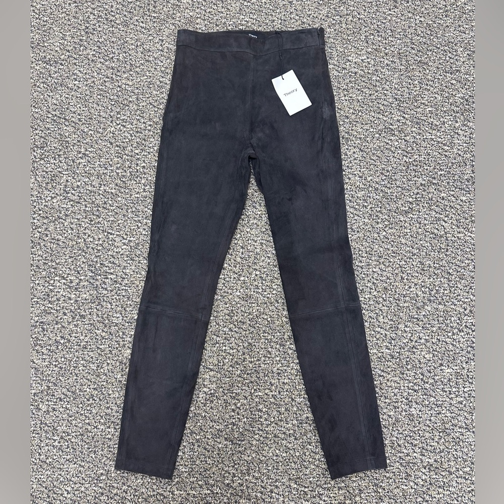 Theory brown suede pants. Size 2. NWT